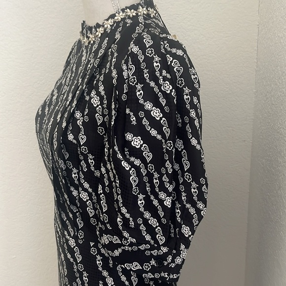 Sandro Suisse Printed Silk Dress - Picture 5 of 12